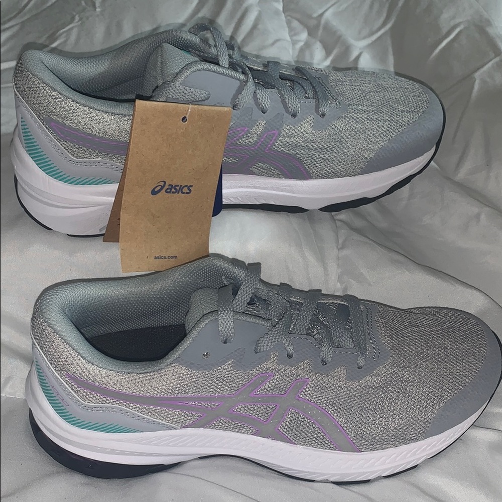 ASICS GT-1000 Piedmontnt Grey/Lavender Glow Kids SIZE US 5